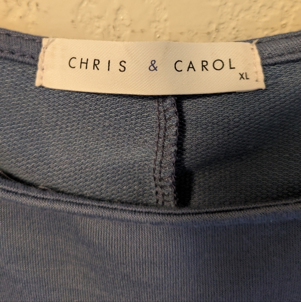 Chris & Carol Casual Blue Dress - Picture 3 of 7